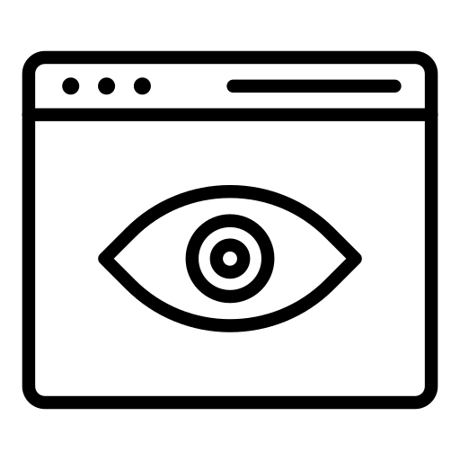 A minimal vector illustration of a magnifying glass over a globe on a transparent background, symbolizing SEO and web visibility. SEO Consultant in Thrissur.